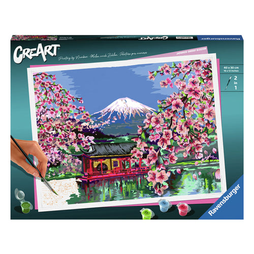 Ravensburger creart schilderen op nummer - Japanse kersenbloesem