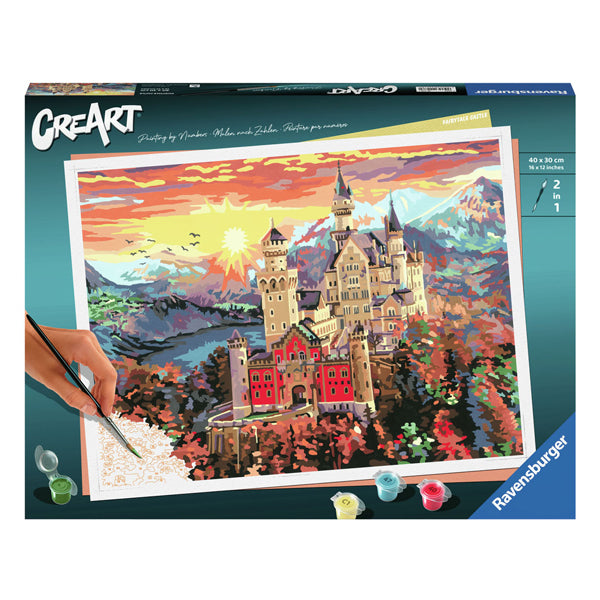 Ravensburger creart schilderen op nummer - sprookjeskasteel