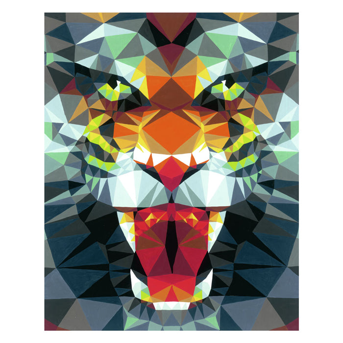 Ravensburger polygon tijger - schilderen op nummer voor volwassenen