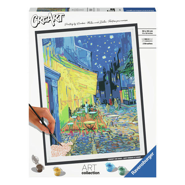 Ravensburger creart schilderen op nummer - café terras van gogh