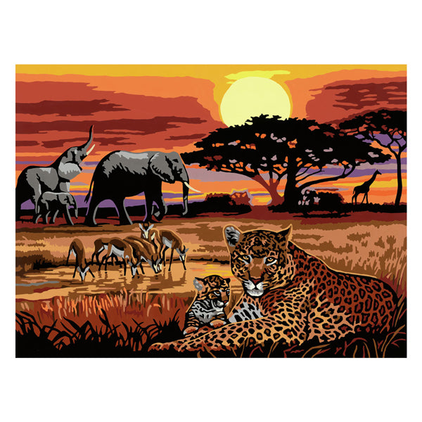 Ravensburger creart schilderen op nummer - savannelandschappen