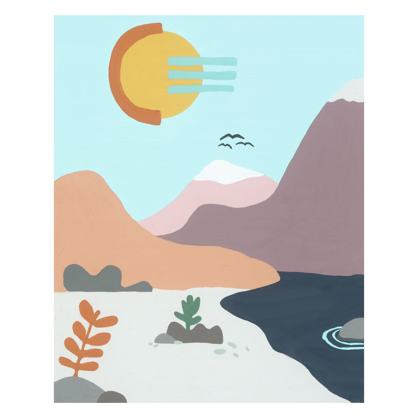 Ravensburger creart schilderen op nummer - aan de rivier