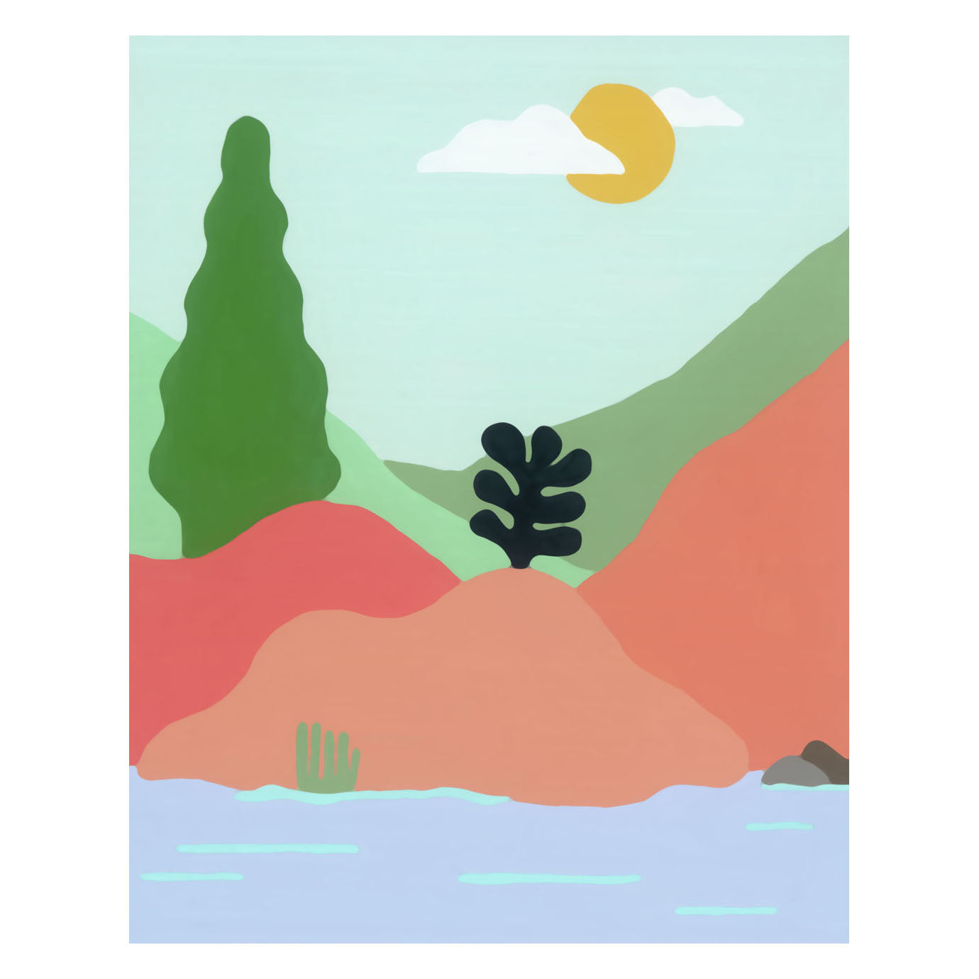 Ravensburger creart schilderen op nummer - aan het meer