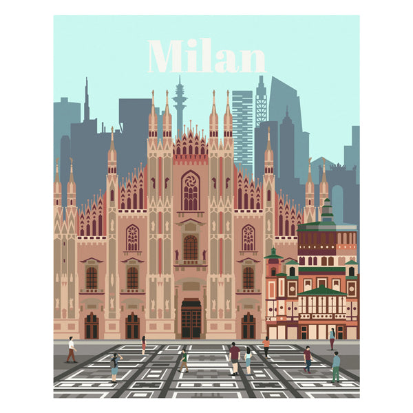 Ravensburger creart schilderen op nummer - kleurrijk milaan