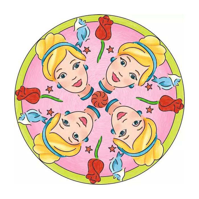 Ravensburger midi mandala-ontwerper disney prinses