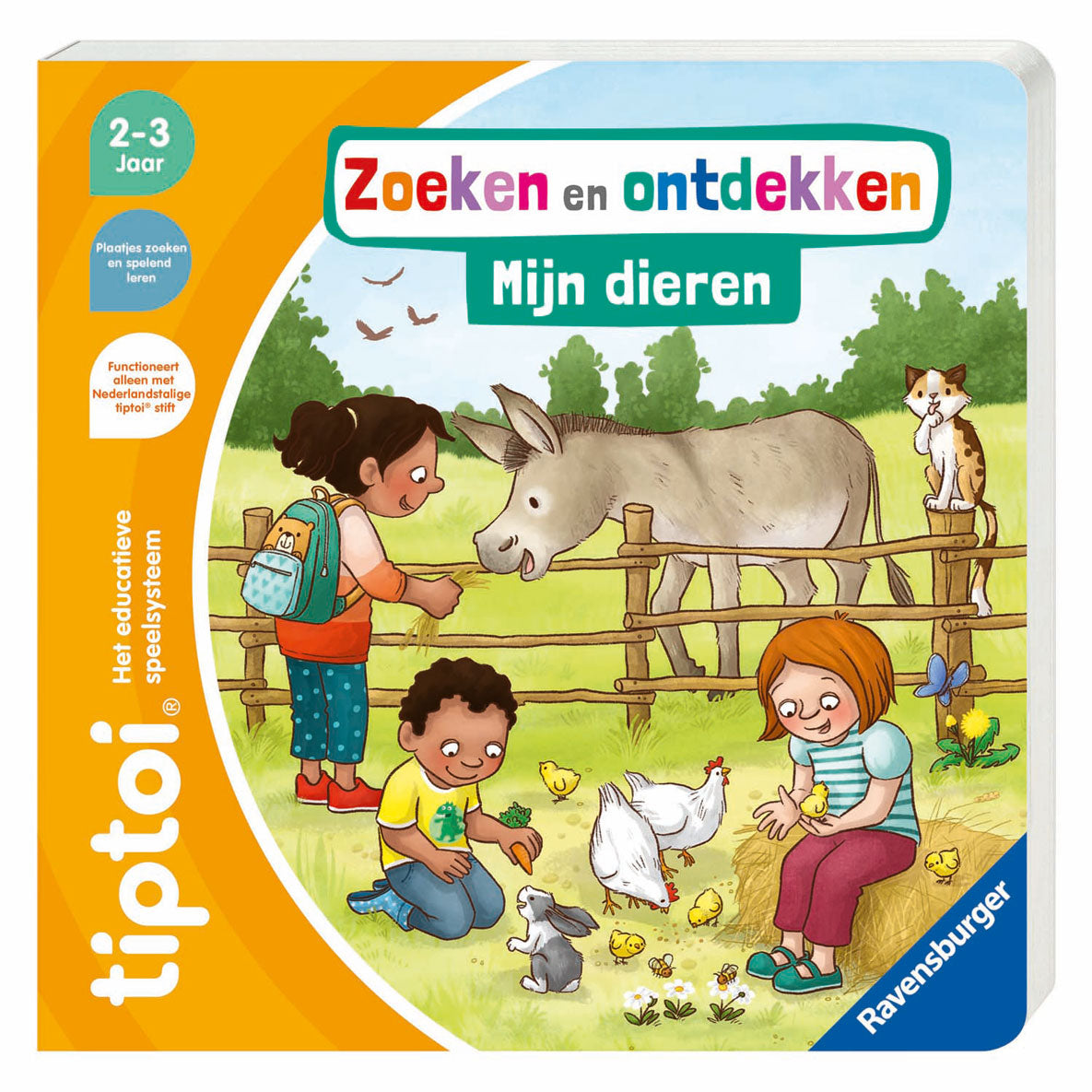 Ravensburger tiptoi boek zoeken en ondekken mijn dieren