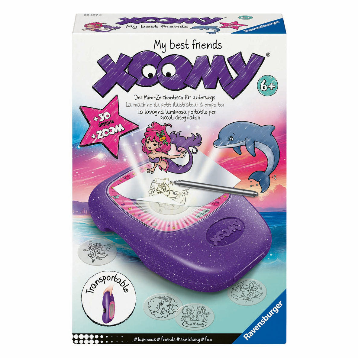 Ravensburger xoomy tekenprojector midi compact mijn beste vrienden