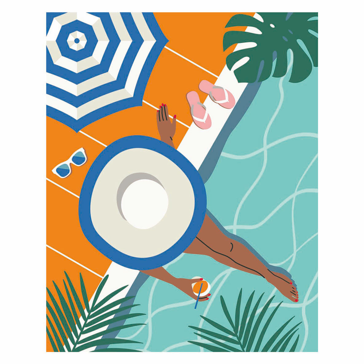 Ravensburger creart schilderen op nummer - zwembad