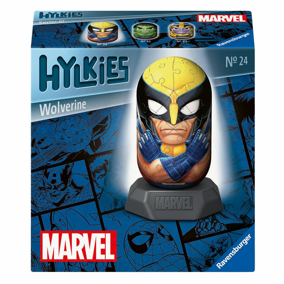 Ravensburger 3d puzzel hylkies wonder wolverine, 54st.