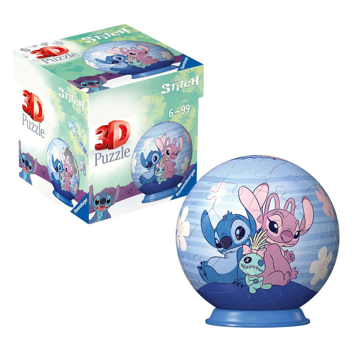 Ravensburger 3d puzzelsteek en engel, 54st.