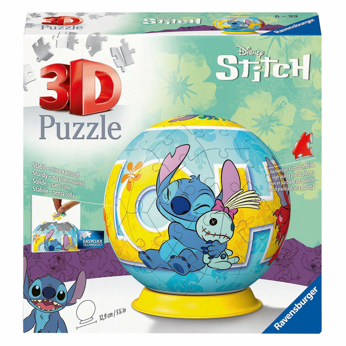 Ravensburger 3d puzzelsteek en pop, 54st.