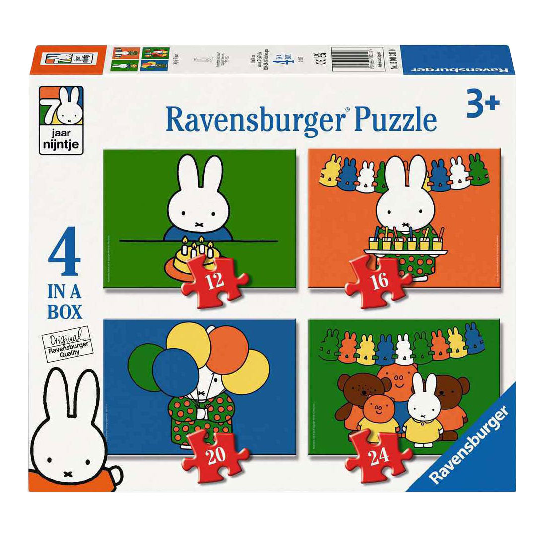 Ravensburger legpuzzel 4in1 nijntje 70 jaar