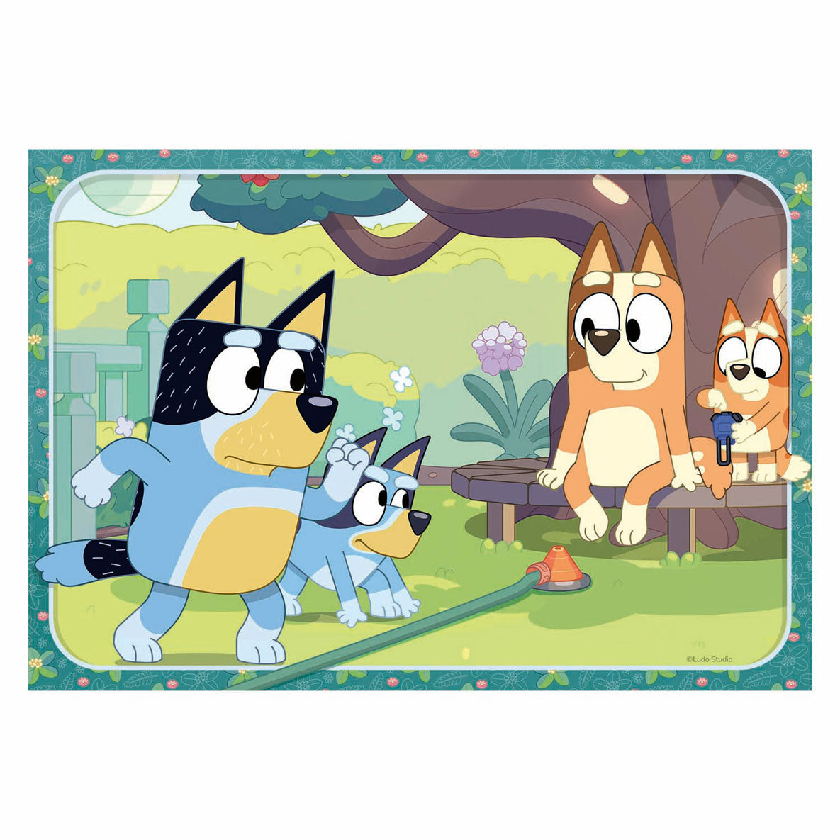 Ravensburger legpuzzel blauw, 2x12st.