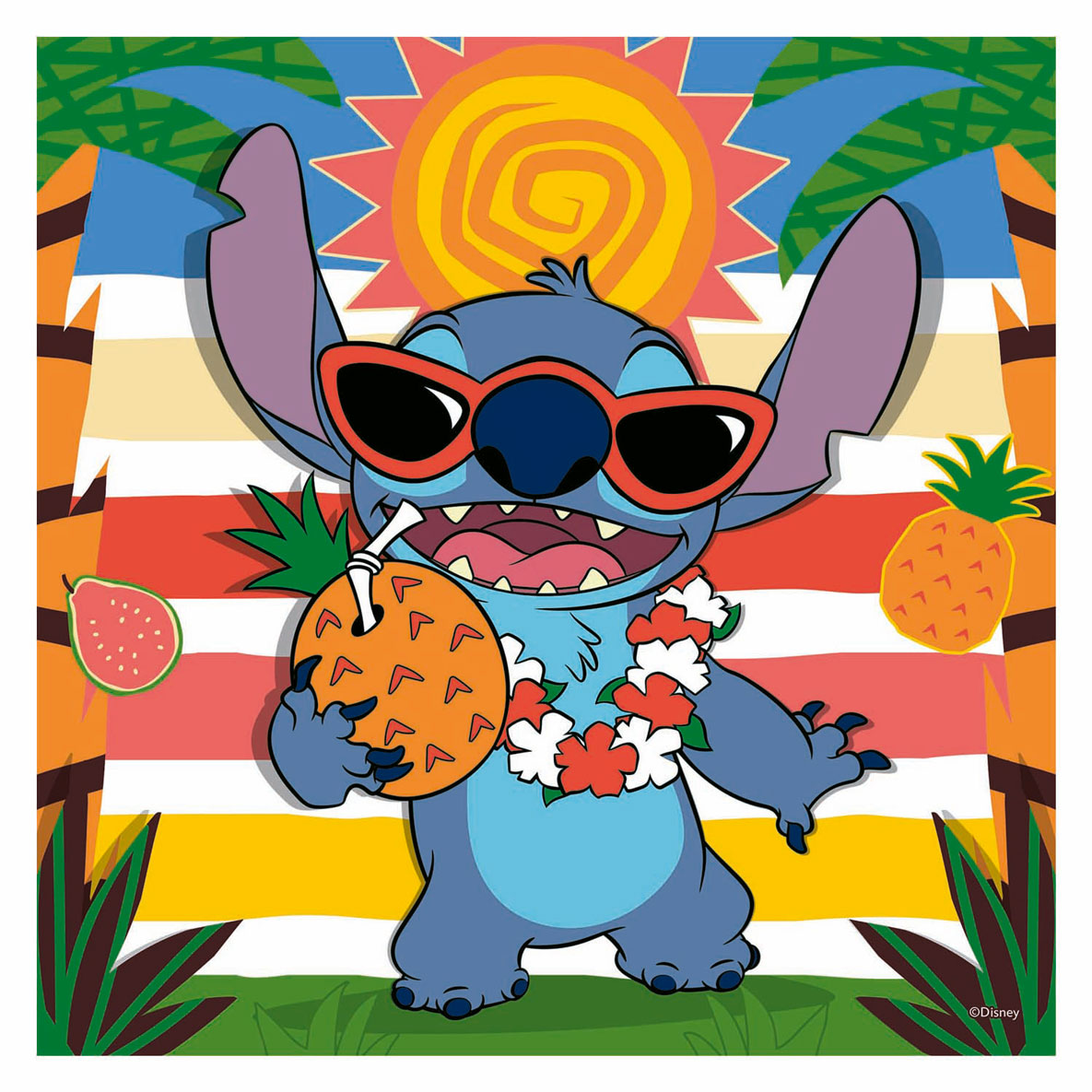 Ravensburger puzzel disney stitch 3x49st