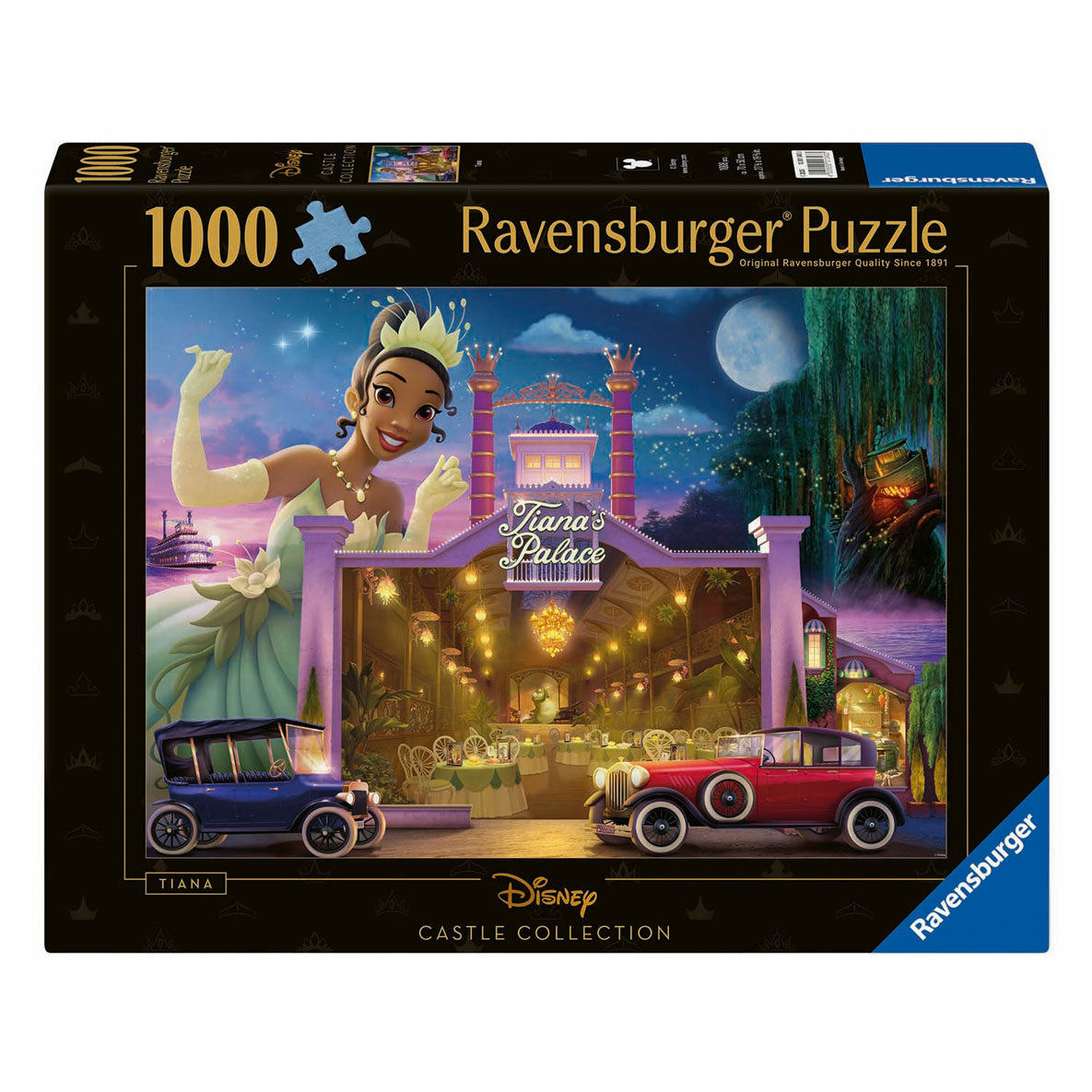 Ravensburger legpuzzel disney kastelen tiana, 1000st.