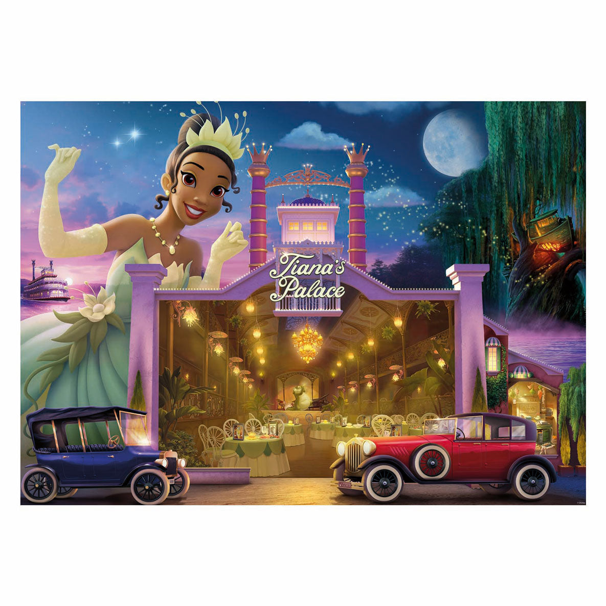 Ravensburger legpuzzel disney kastelen tiana, 1000st.