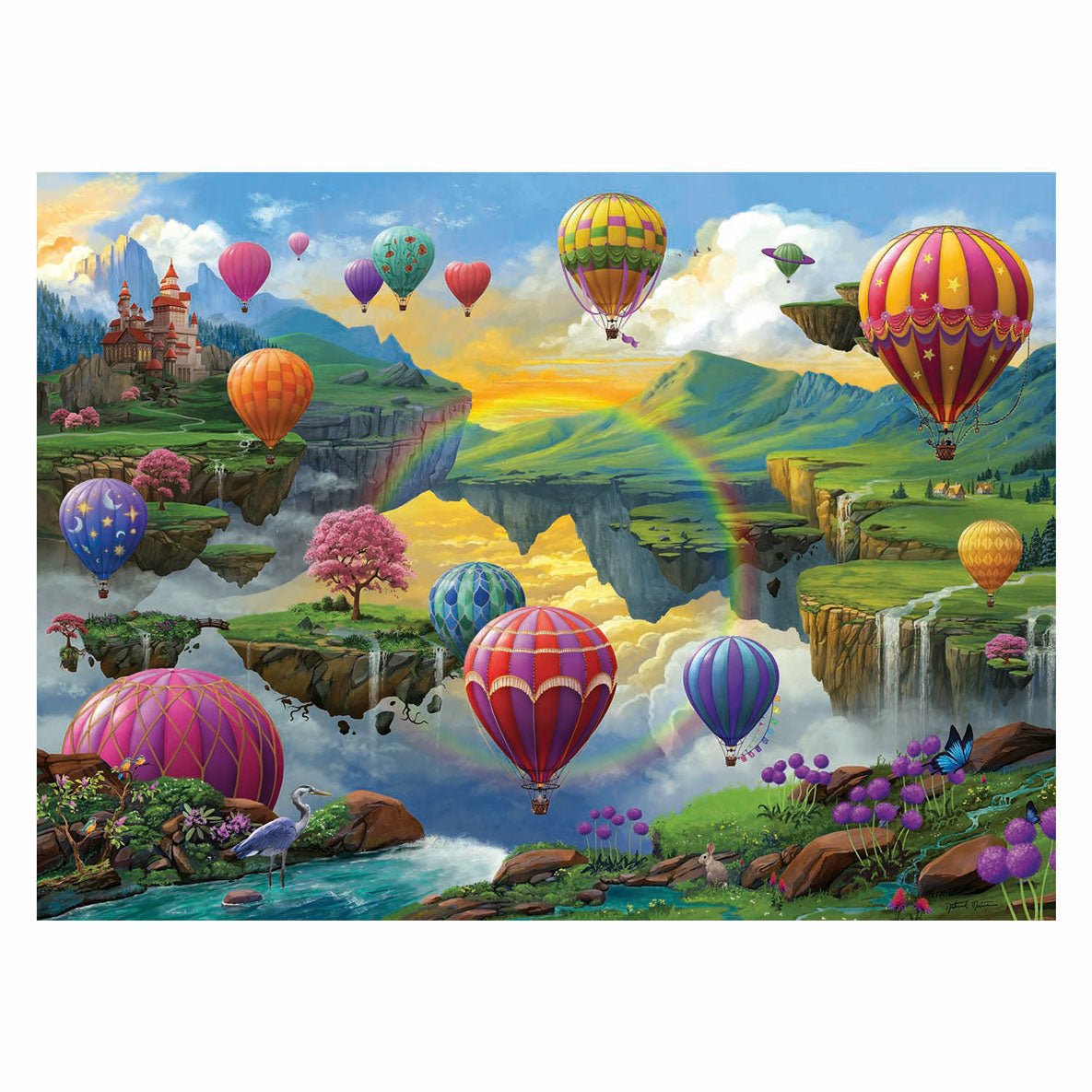 Ravensburger legpuzzel de vallei van de luchtballonnen, 500st.