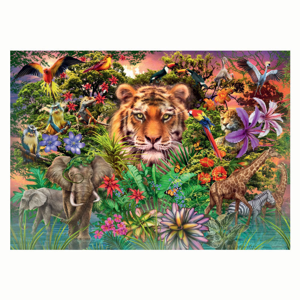 Ravensburger puzzel jungle tijger 1000 stukjes