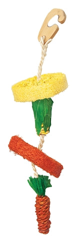Critter's Choice Happy Pet Natural Luffa Hangspeelgoed