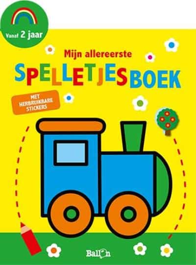 De ballon ballon mijn allereerste spelletjesboek met stickers paddenstoel