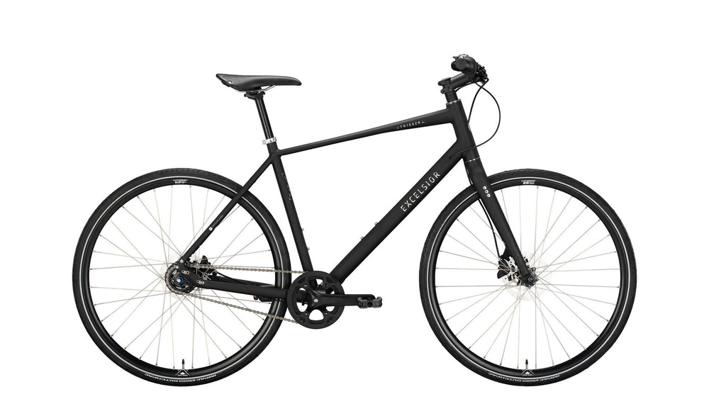 Excelsior urbanrad trigger (#1) bike excels.trigger 28 48 diam. 8sp black matt