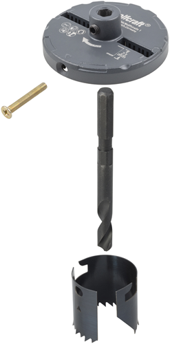 Wolfcraft gatzaag | standaard | 6-delig | ø25, 32, 40, 45, 54, 65mm | 1 set - 2165000