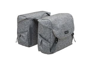 Mondi Joy Dubbele Fietstas - Racktime Snap-it - Waterafstotend Polyester - 38L - Ivy Walnoot