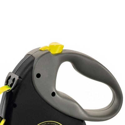 Flexi Rollijn reuzentape neon zwart geel