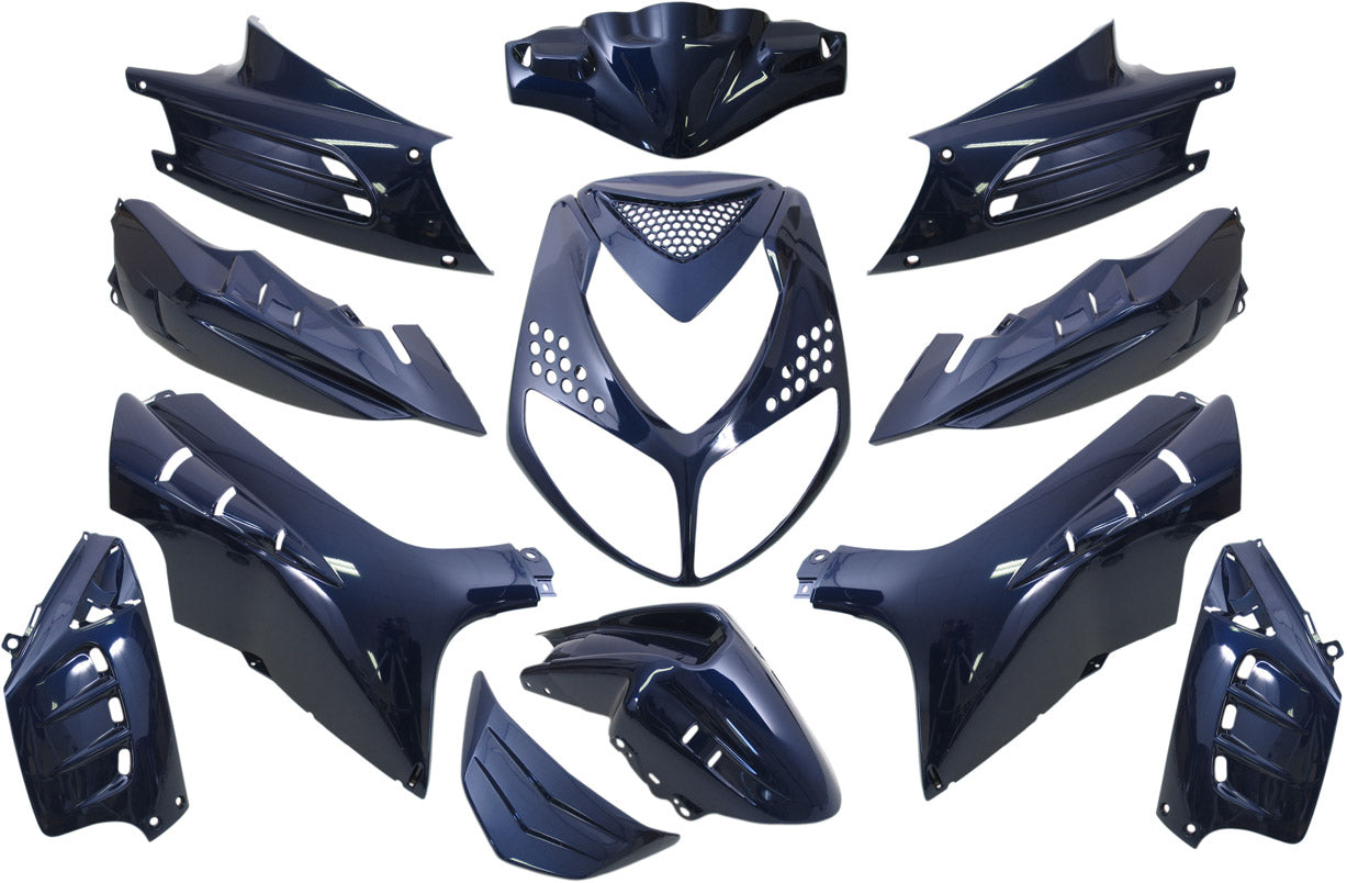 Edge plaatset 13-delig voor peugeot speedfight 2 - blauw metallic