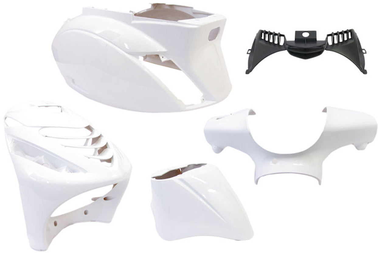 Edge puntet 5-delig voor piaggio zip-sp vanaf bouwjaar 2000 - glanzend wit