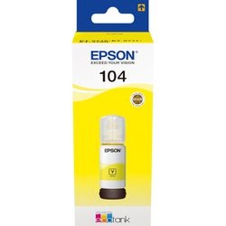 Inktnavulling epson 104 origineel geel