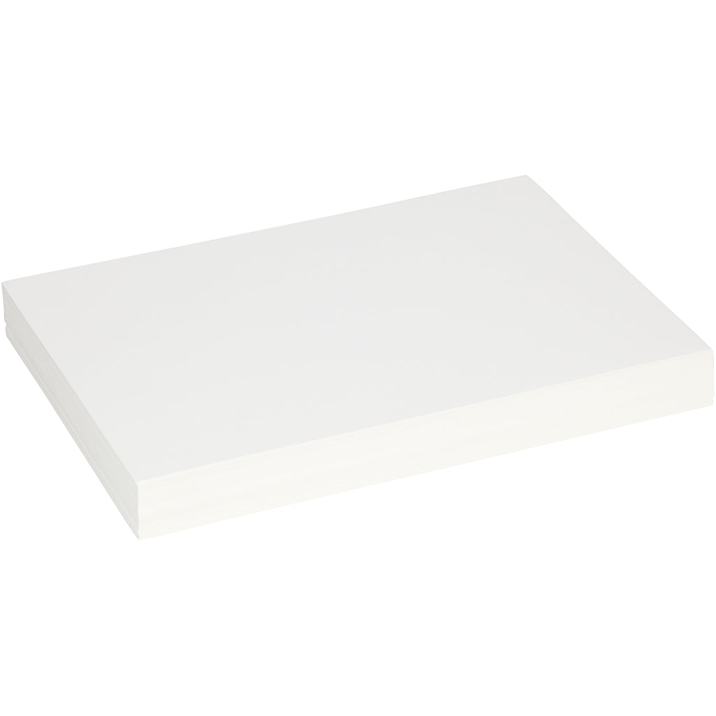 Constructie karton, vel 25,5x36 cm, dikte 0,4 mm, 250 gr, wit, 100 vel 1 doos