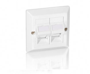 Equip 760301 universele frontplaat (5 stuks), wit, ABS kunststof, polycarbonaat, conventioneel