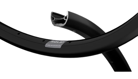 Ryde velg andra 321 27,5 inch (584) schijf 36g 6,5 mat zwart