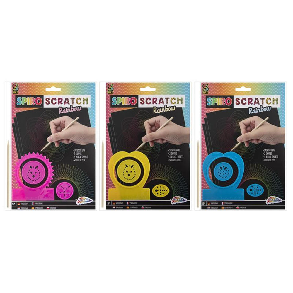 Scratchset met spiralen