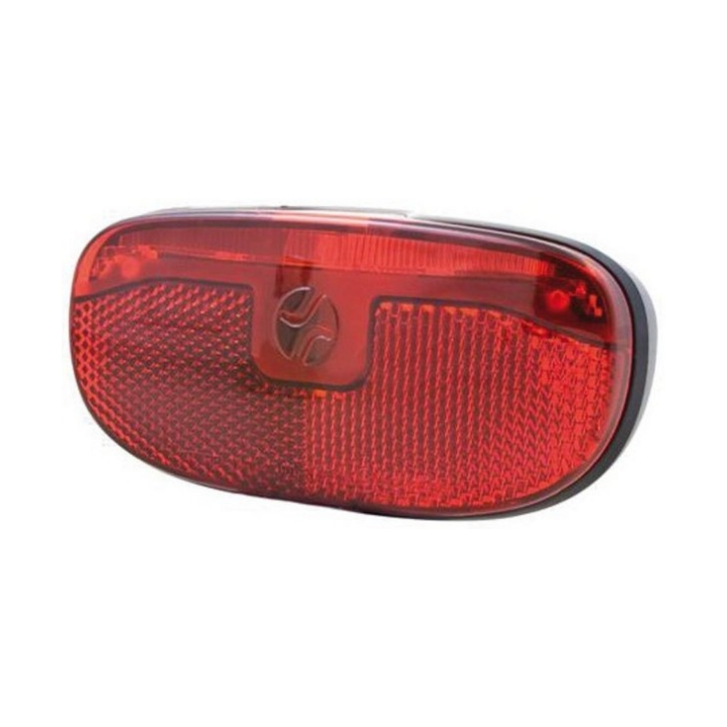 Spanninga LED Duxo achterlicht. montage 80mm incl. montagebeugel batterijen (werkplaatsverpakking)