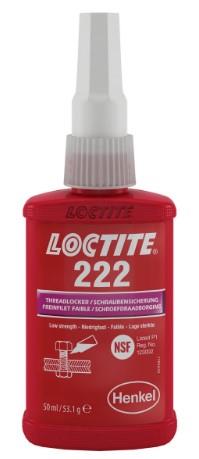 Loctite borgmiddel 222 50ml (laag)