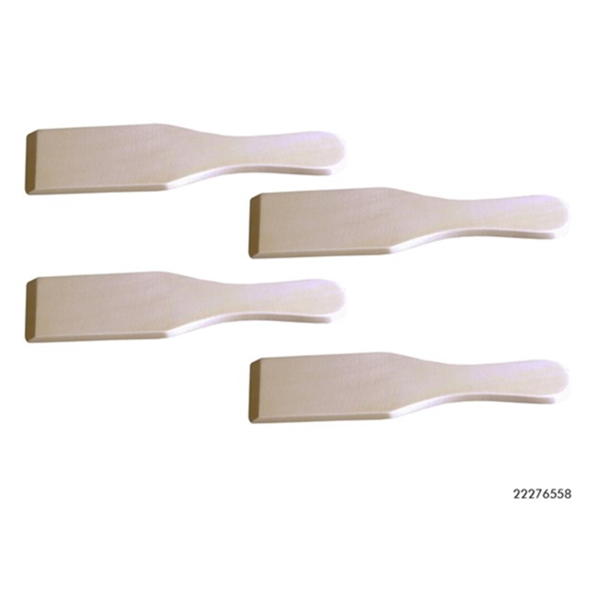 Basic gourmet houten spatels 4 stuks
