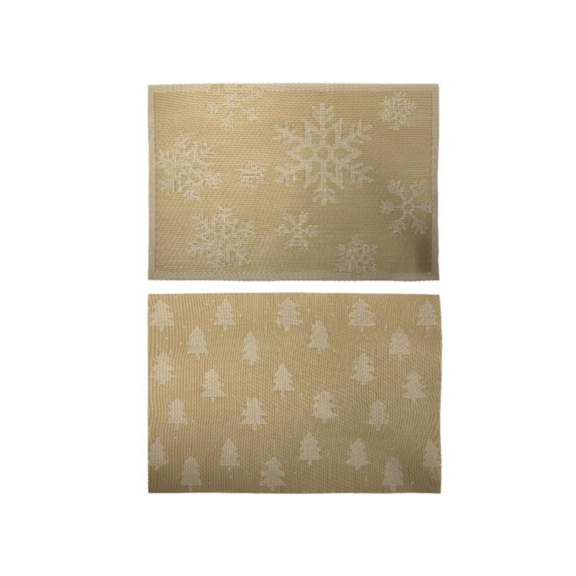 Svenska living placemat 30x45cm goud