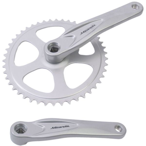 Miranda crankset alu zilver 46 tands 3 32 + 1 8 bulk