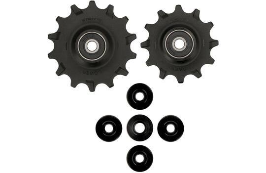 Trivio - derailleurwieltjes 12 14t stainless lagers