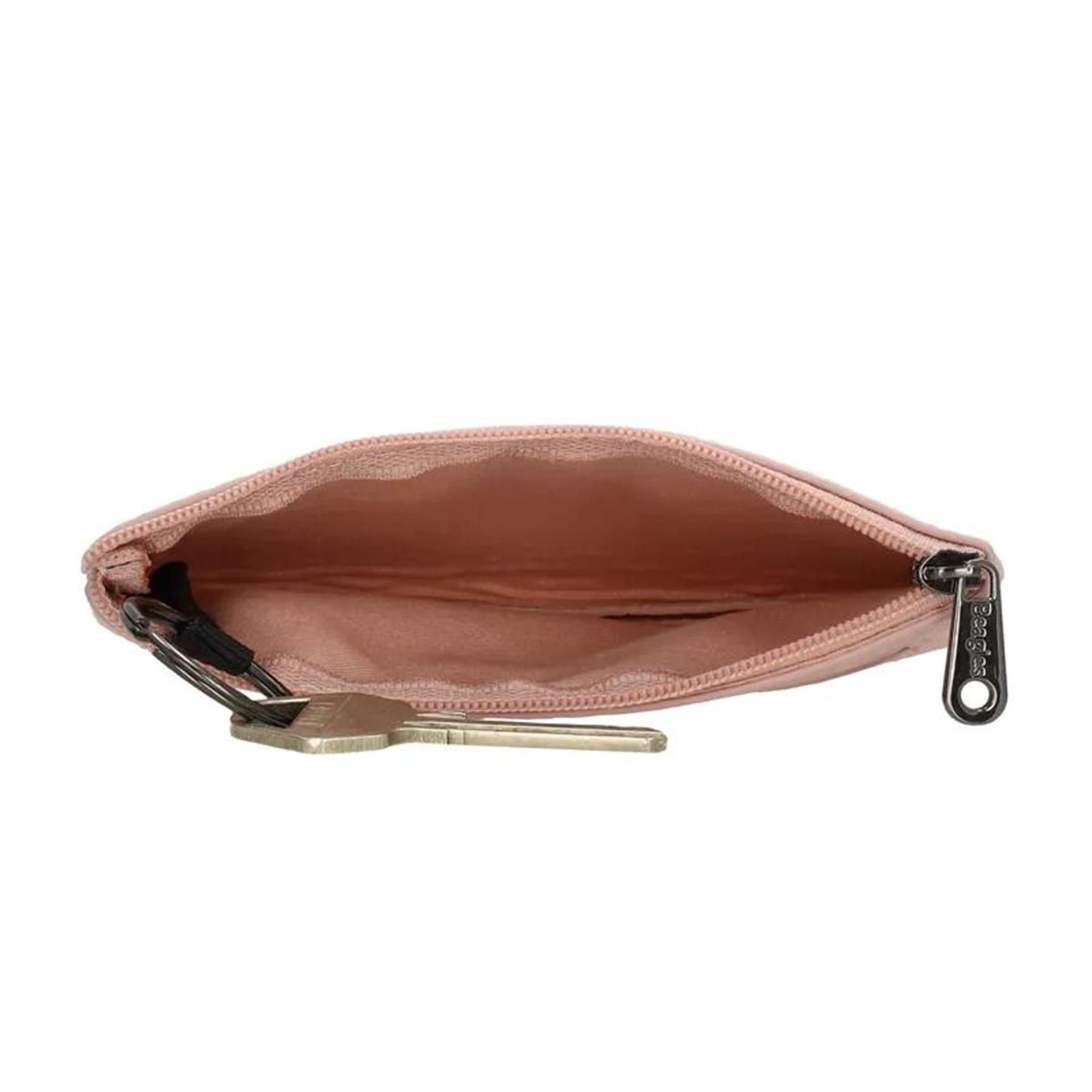 Beagles lizaso portemonnee roze 12,5x9x1cm