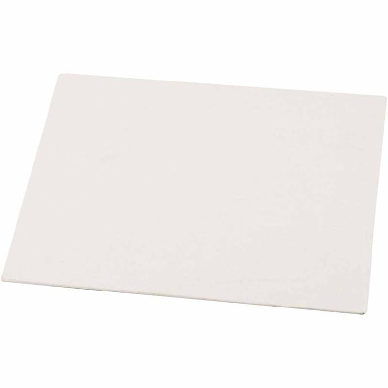 Canvas paneel, a4, afm 21x29,7 cm, dikte 3 mm, 280 gr, wit, 10 stuk 1 doos