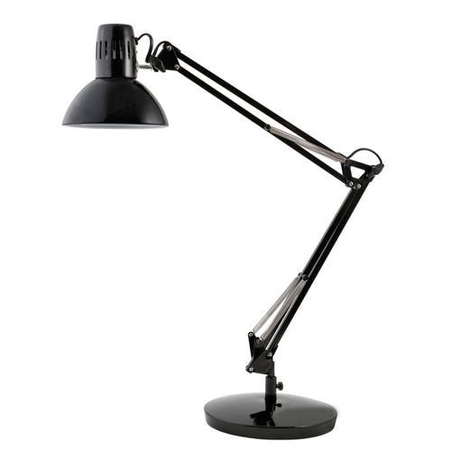 Bureaulamp alba 260x260x890 mm zwart