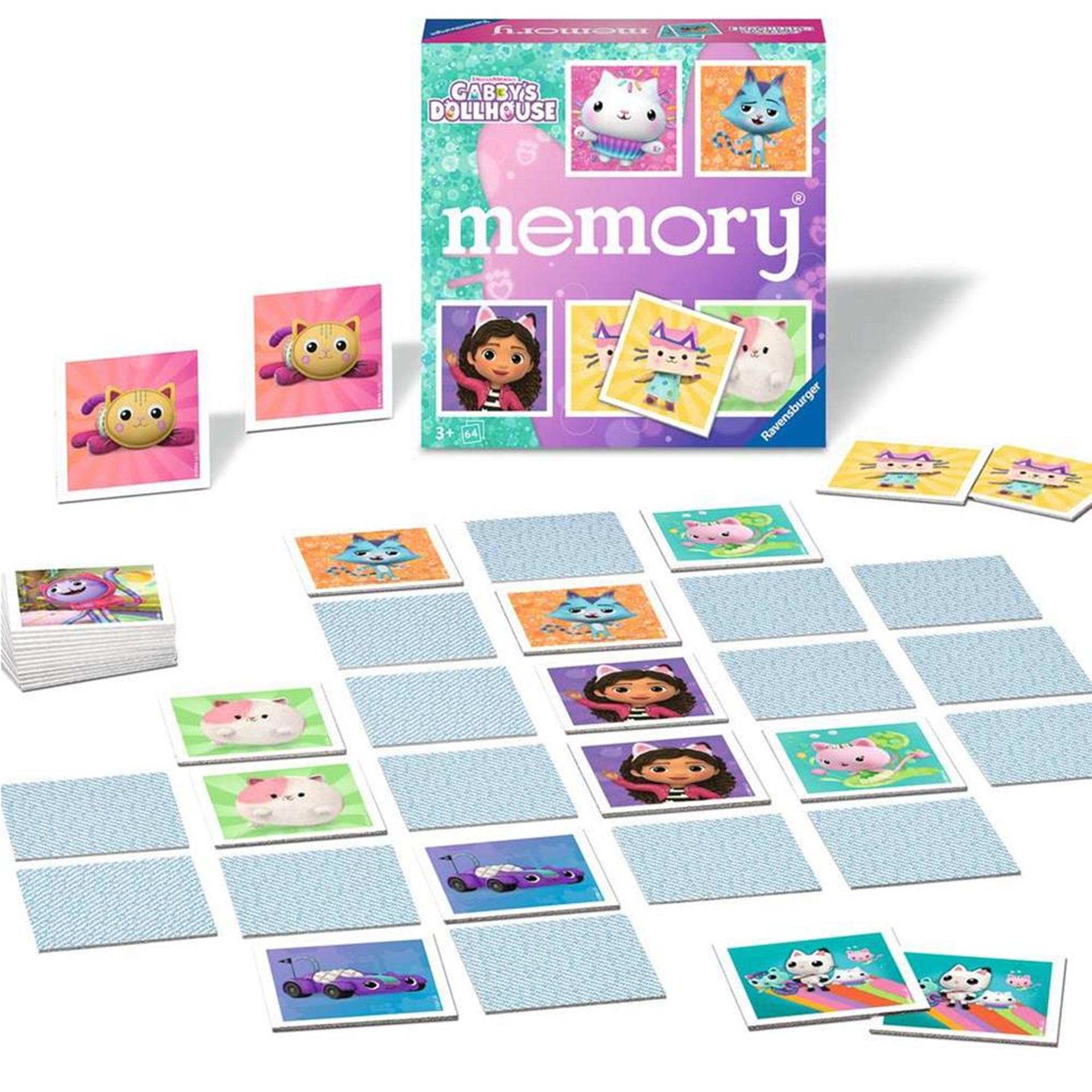 Ravensburger geheugen Gabby's poppenhuis