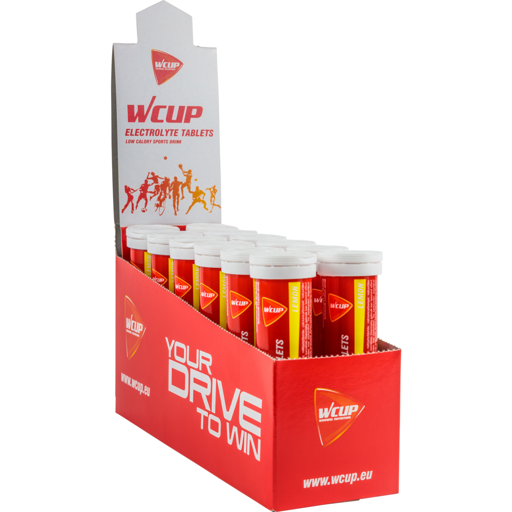 Wcup - elektrolyt tabletten citroen 12 stuks