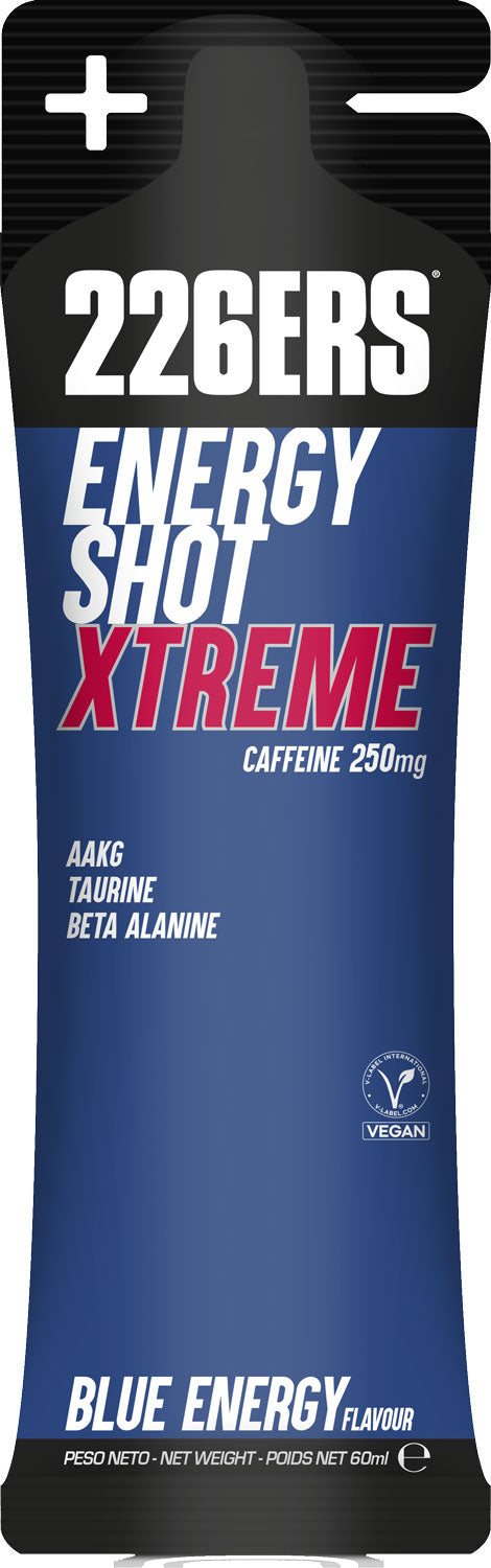 226ers energy shot xtrem 250mg caffeine stick 60ml | banana
