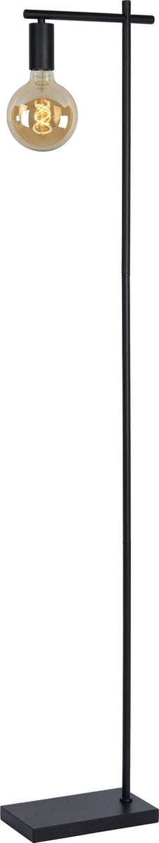 Lucide leanne - vloerlamp - 1xe27 - zwart
