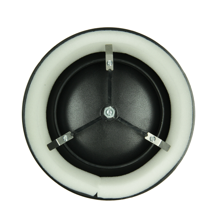 Renson 1068945 - inbouw afzuigventiel pvc 736 (dia 125) str 9005 (zwart) | 2 stuks