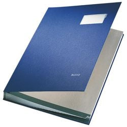 Leitz vloeiboek karton - 20 bladen - blauw